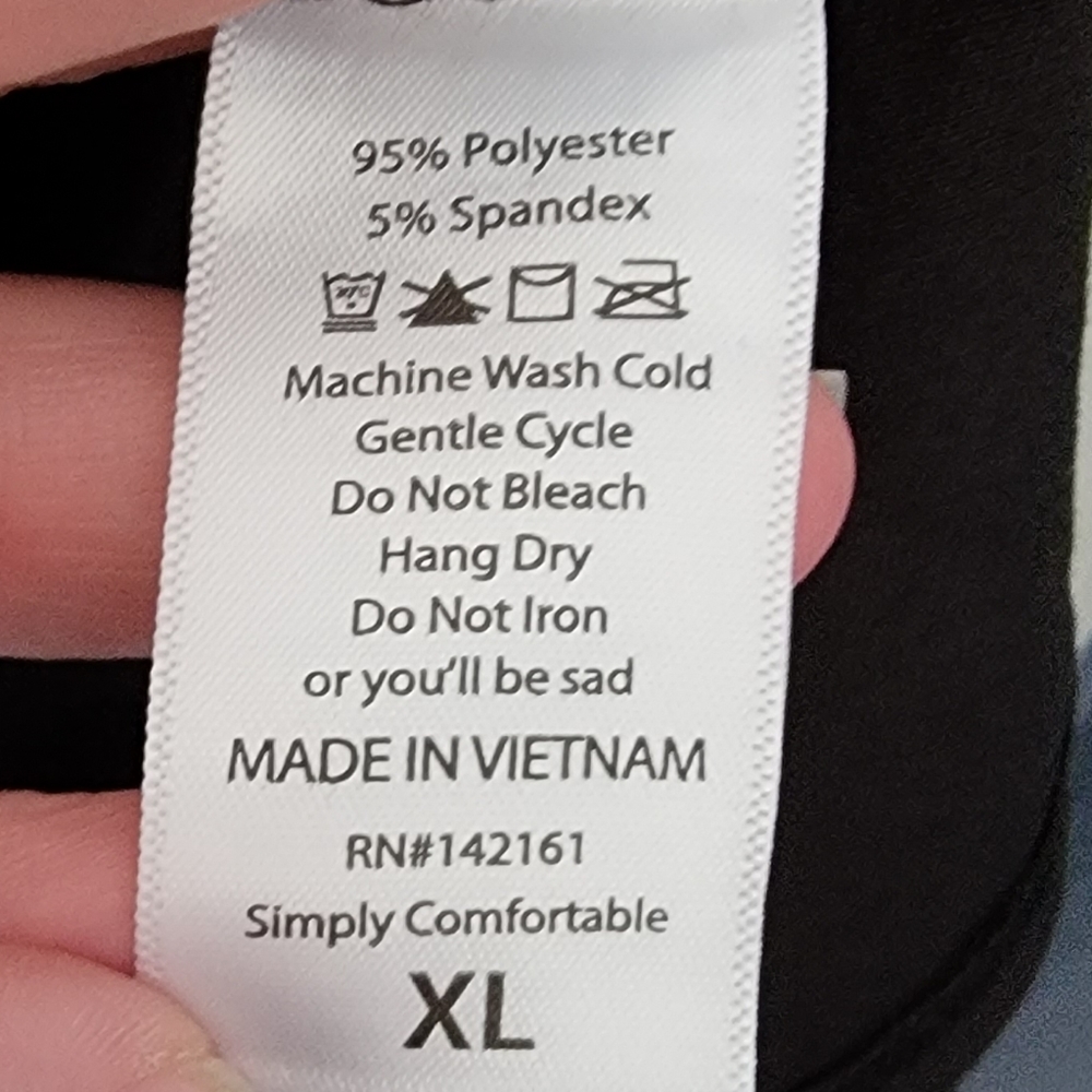 LulaRoe Georgia Dress Black XL - Picture 6 of 6